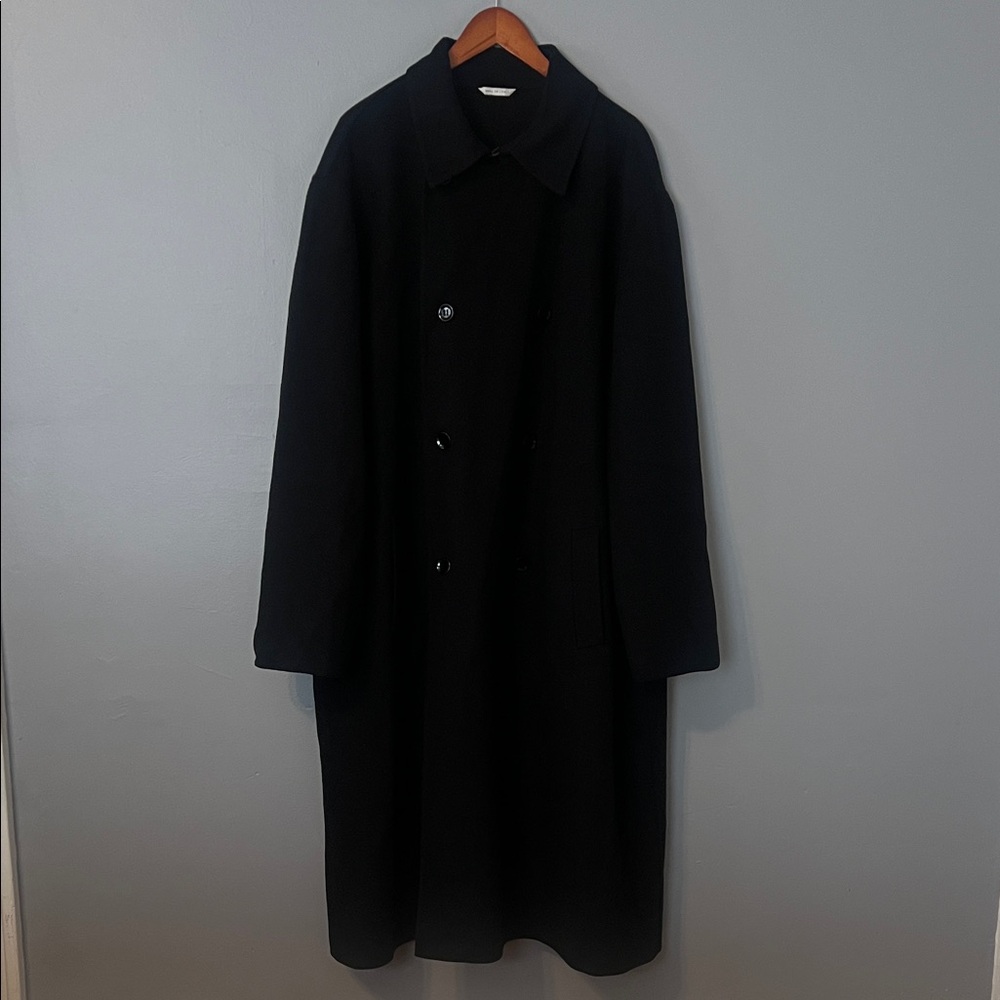 Armani Collezioni Classic Black Trench Coat